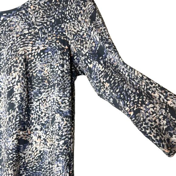 PureJill Women's Knit Casual A-Line Dress Taupe & Cream Petite Size M - Picture 5 of 10